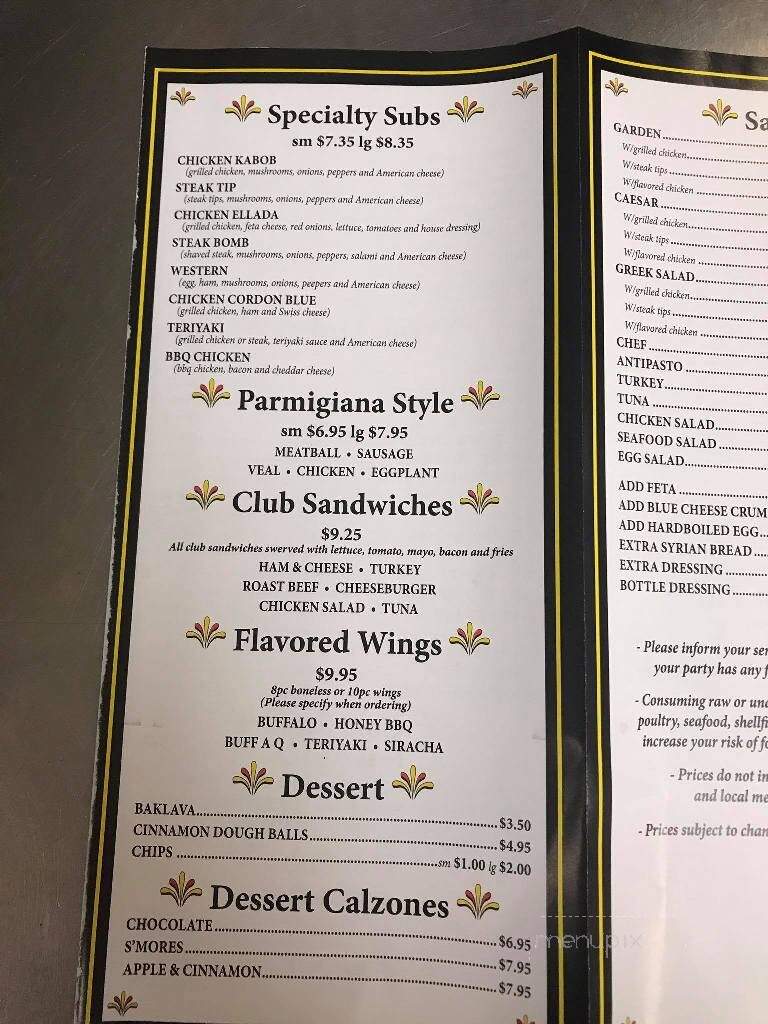 DeVito's Pizzeria - Taunton, MA menu_pic