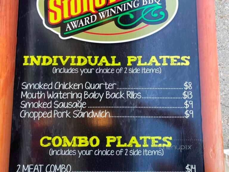 Stonewall's - Picayune, MS menu_pic