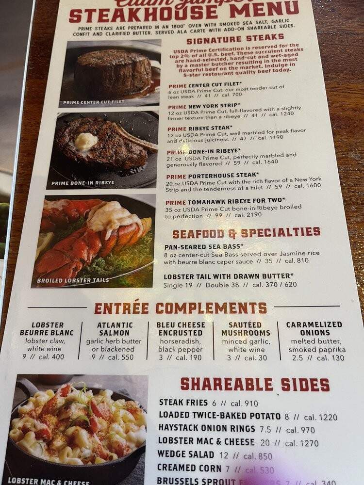 Claim Jumper - Lombard, IL menu_pic