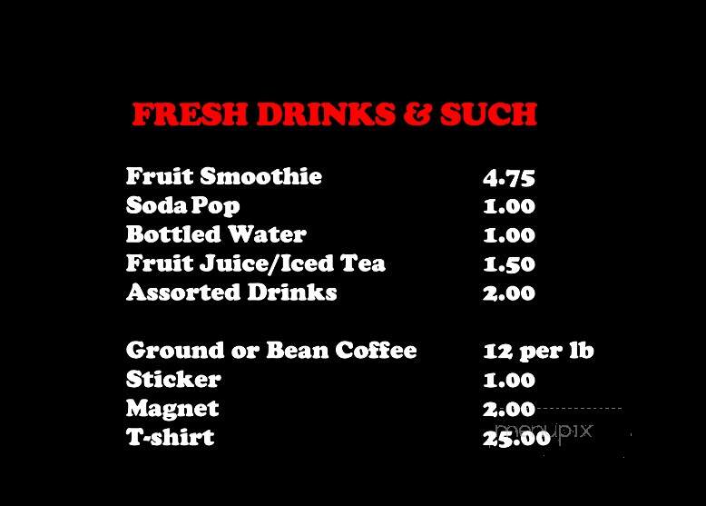 Fresh Brewed Coffee House - Myrtle Beach, SC menu_pic