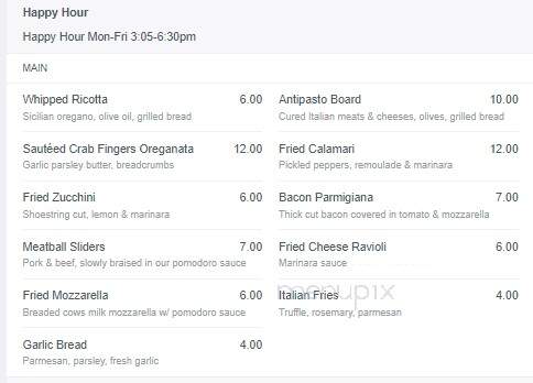 Carmelo's Italian Restaurant - Houston, TX menu_pic