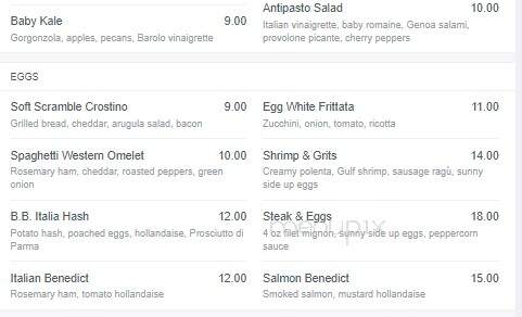 Carmelo's Italian Restaurant - Houston, TX menu_pic