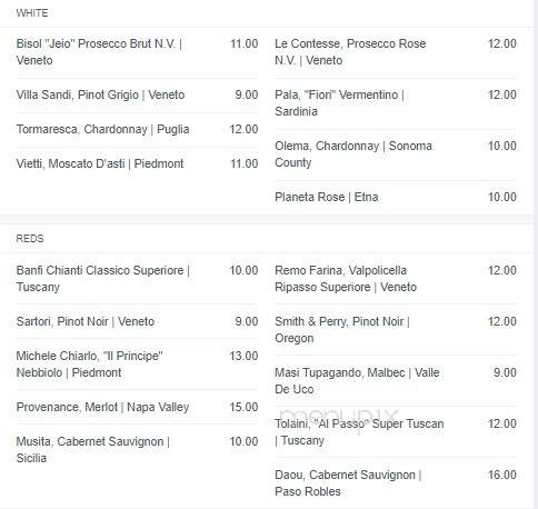 Carmelo's Italian Restaurant - Houston, TX menu_pic
