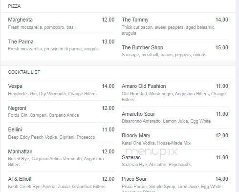 Carmelo's Italian Restaurant - Houston, TX menu_pic