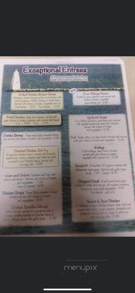 Breakwater - Ironwood, MI menu_pic