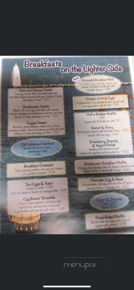Breakwater - Ironwood, MI menu_pic