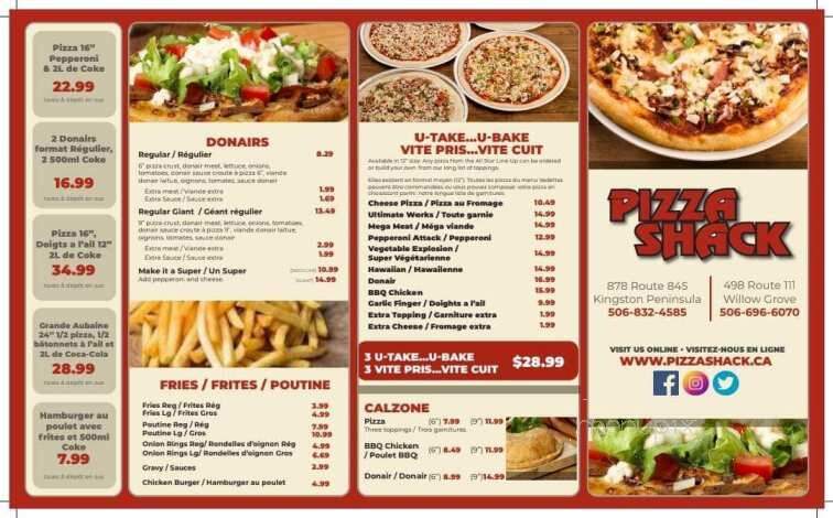 Pizza Shack - Saint John, NB