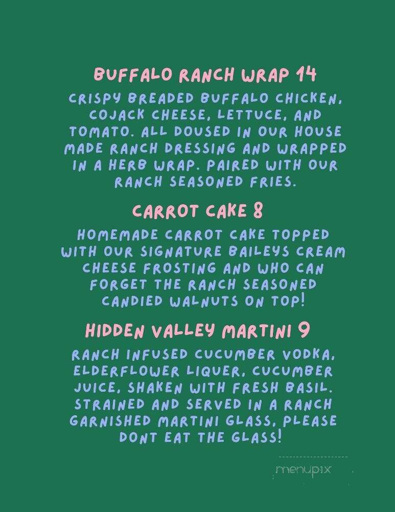 Blue Moose Bar & Grill - East Grand Forks, MN menu_pic