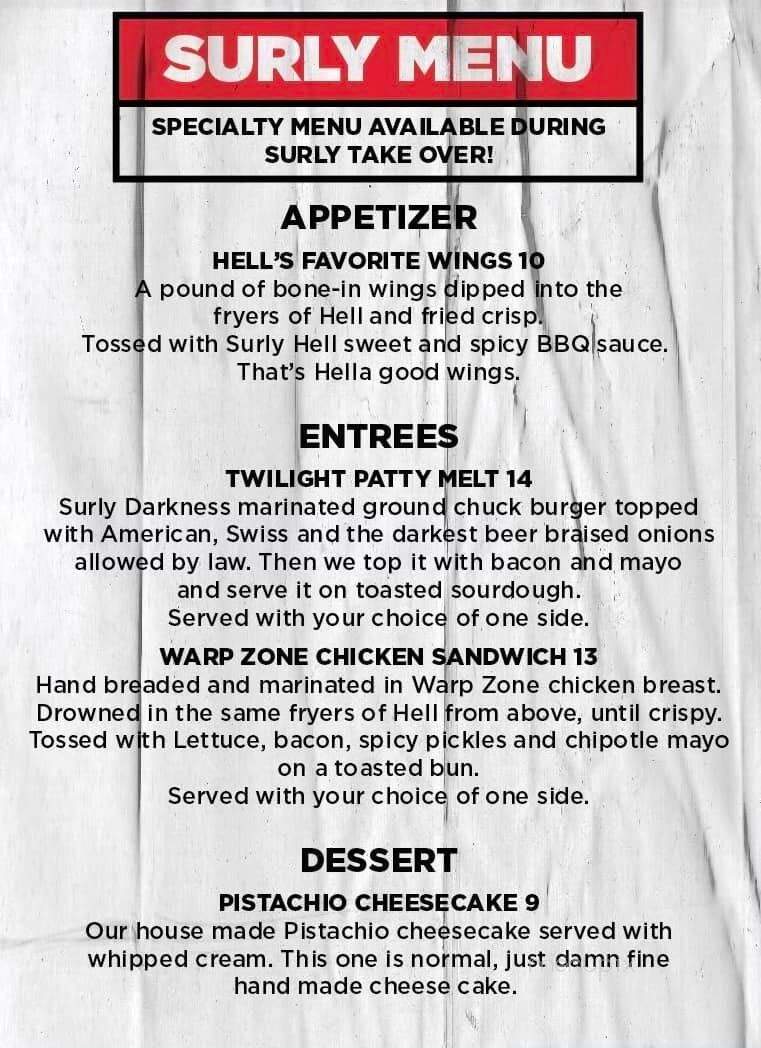 Blue Moose Bar & Grill - East Grand Forks, MN menu_pic