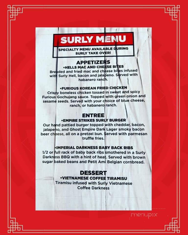 Blue Moose Bar & Grill - East Grand Forks, MN menu_pic