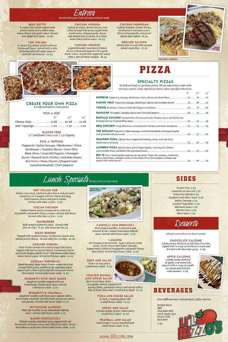 Li'l Rizzo's Italian Restaurant - Lake Ozark, MO