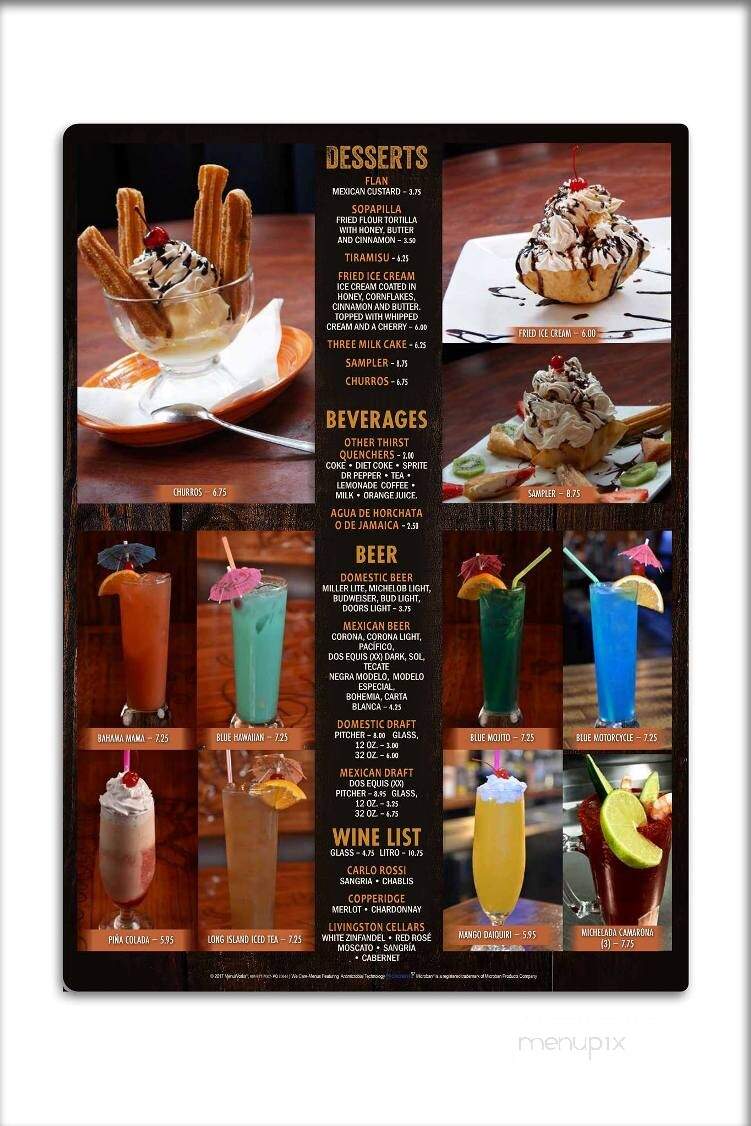 Dos Amigos Mexican Restaurant - Conover, NC menu_pic