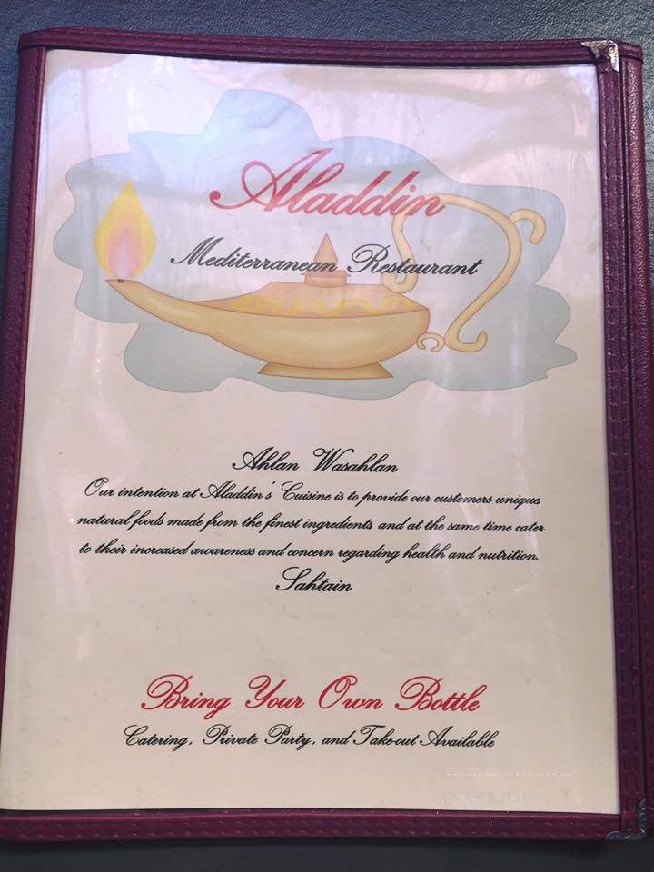 Aladdin Restaurant - Reading, PA menu_pic