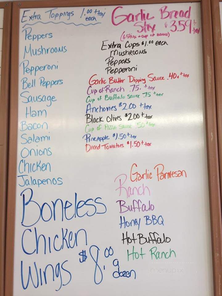 Hi-Way Pizza Shoppe - Philipsburg, PA menu_pic
