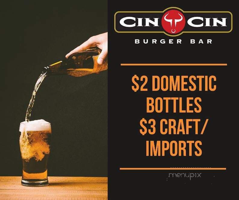 Cin Cin Burger BAR - Winston-Salem, NC