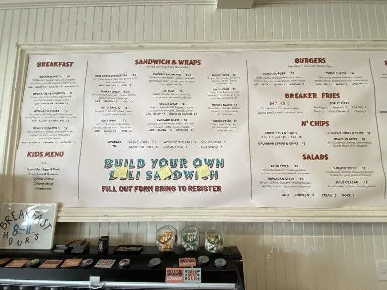 Avila Market Restaurant & Mercantile - Avila Beach, CA menu_pic