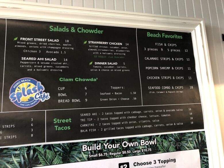 Avila Market Restaurant & Mercantile - Avila Beach, CA menu_pic