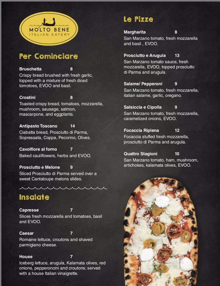 Molto Bene Italian Eatery - Lakewood, OH menu_pic
