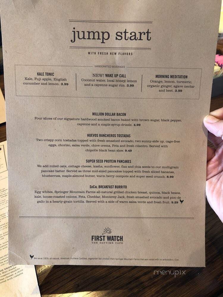 First Watch - St. Charles, MO menu_pic