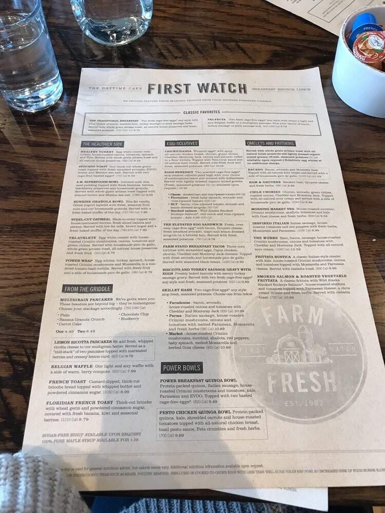 First Watch - St. Charles, MO menu_pic