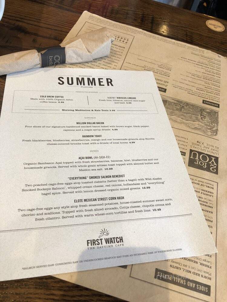 First Watch - St. Charles, MO menu_pic