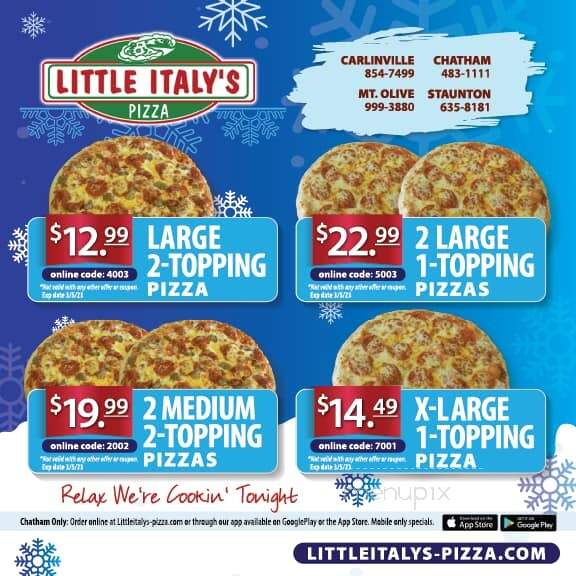 Little Italy's Pizza - Mount Olive, IL menu_pic