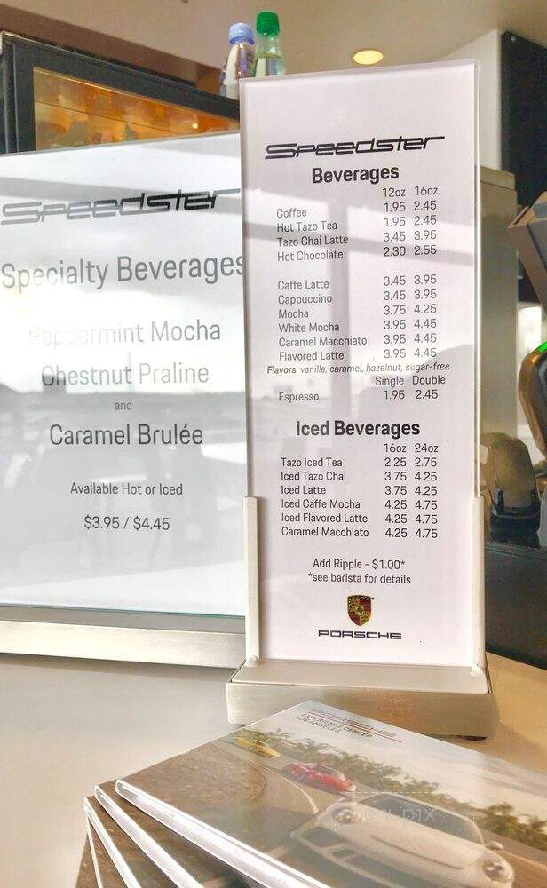 PEC Speedster Cafe - Carson, CA menu_pic