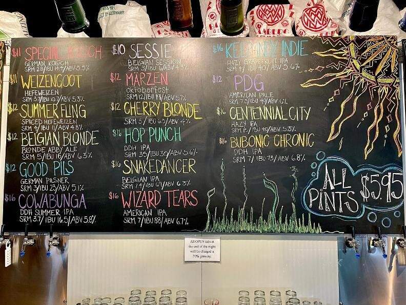 Bier Brewery North - Carmel, IN menu_pic