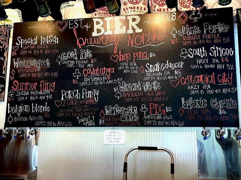 Bier Brewery North - Carmel, IN menu_pic