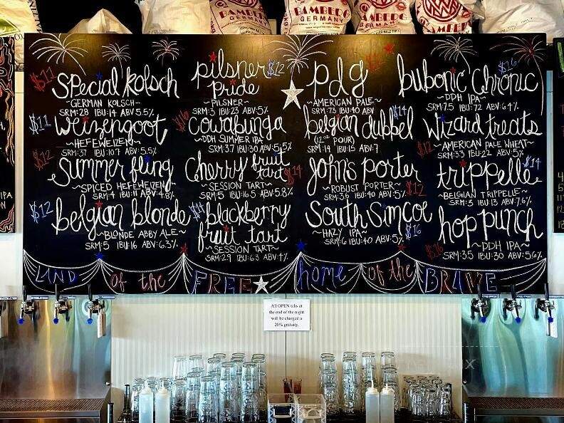 Bier Brewery North - Carmel, IN menu_pic