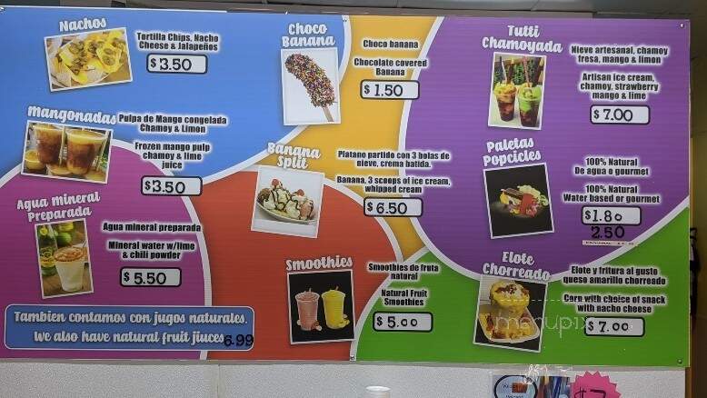 Tutti-frutti Ice Cream Shop & Paleteria - Hurst, TX menu_pic