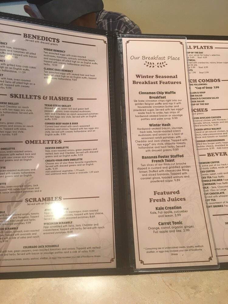 Our Breakfast Place - Waco, TX menu_pic
