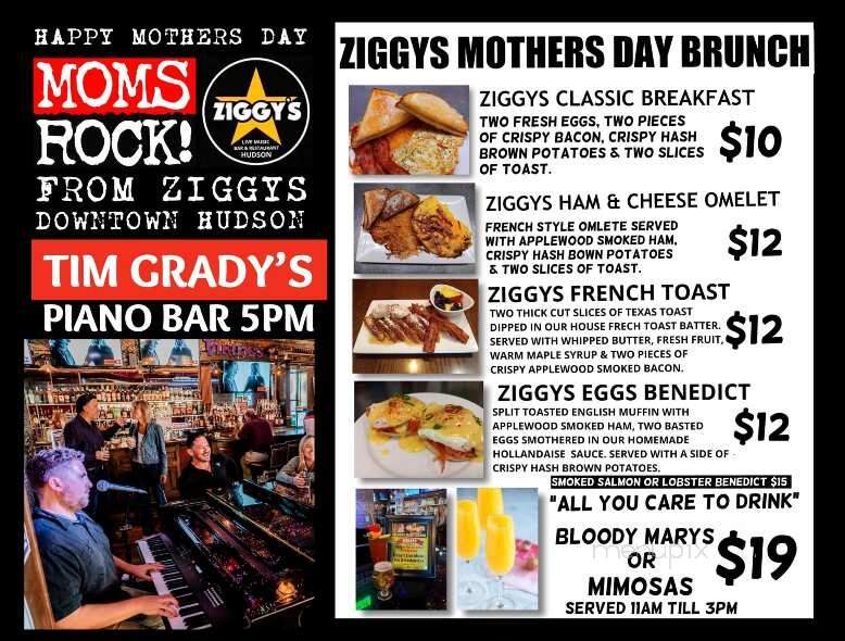 Ziggy's - Hudson, WI menu_pic