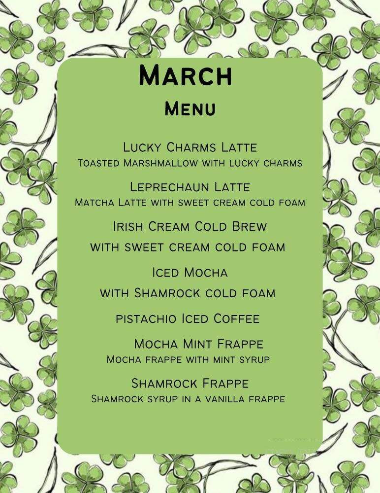 The Coffee House - Paintsville, KY menu_pic