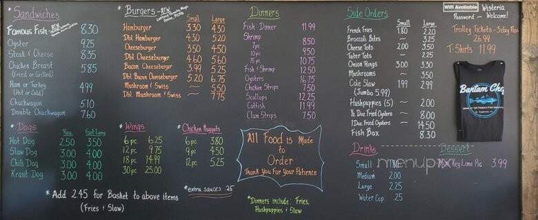 The Bantam Chef - St. Augustine, FL menu_pic