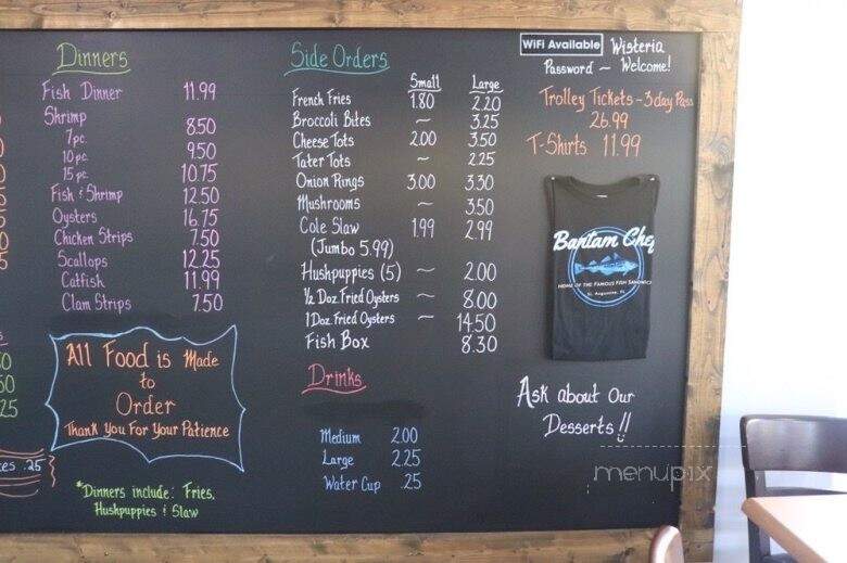 The Bantam Chef - St. Augustine, FL menu_pic