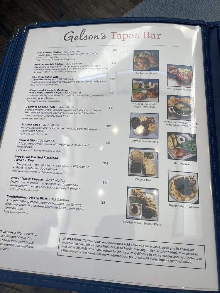 Gelson's Wine Bar - Newport Beach, CA menu_pic