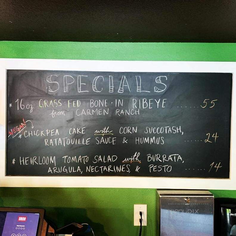 The Well and Table - Issaquah, WA menu_pic