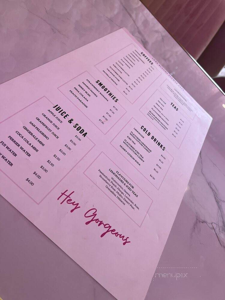 Luxe Blooms Flower Cafe - Ottawa, ON menu_pic
