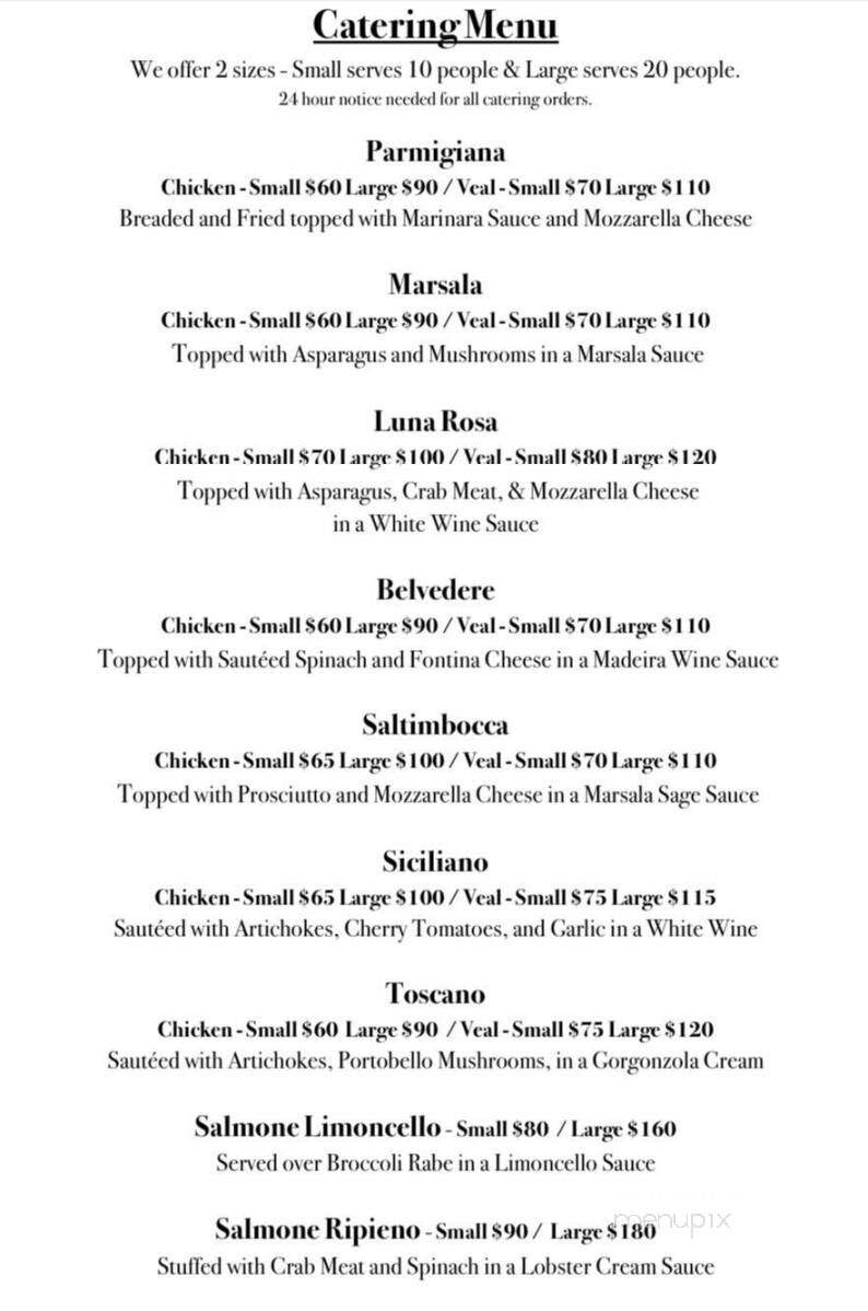 Villa Vito - Harleysville, PA menu_pic
