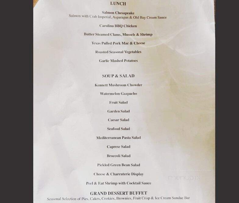 The Stone Barn - Kennett Square, PA menu_pic