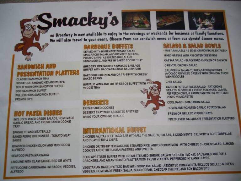 Smacky's on Broadway - Spokane, WA menu_pic