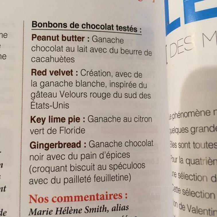 La Bonbonniere - Augusta, GA menu_pic