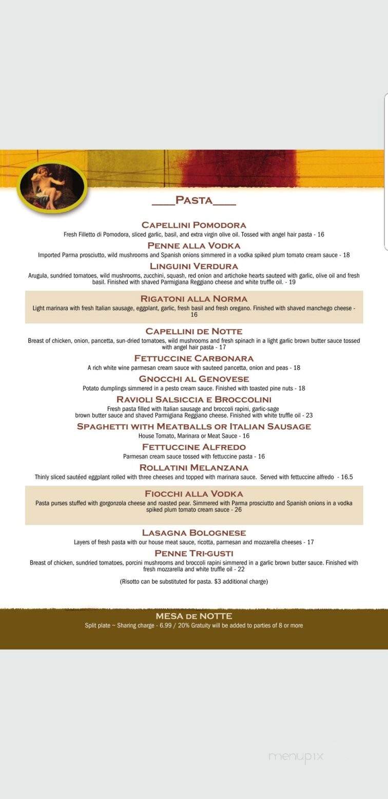 Mesa De Notte - Ocala, FL menu_pic