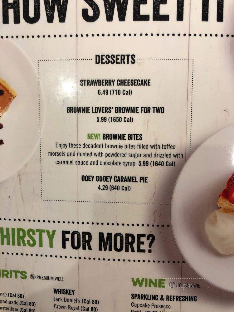 O'Charley's - Summerville, SC menu_pic