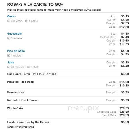 Rosa's Cafe - Denton, TX