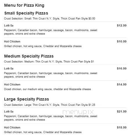 Pizza King - Laurel, DE menu_pic