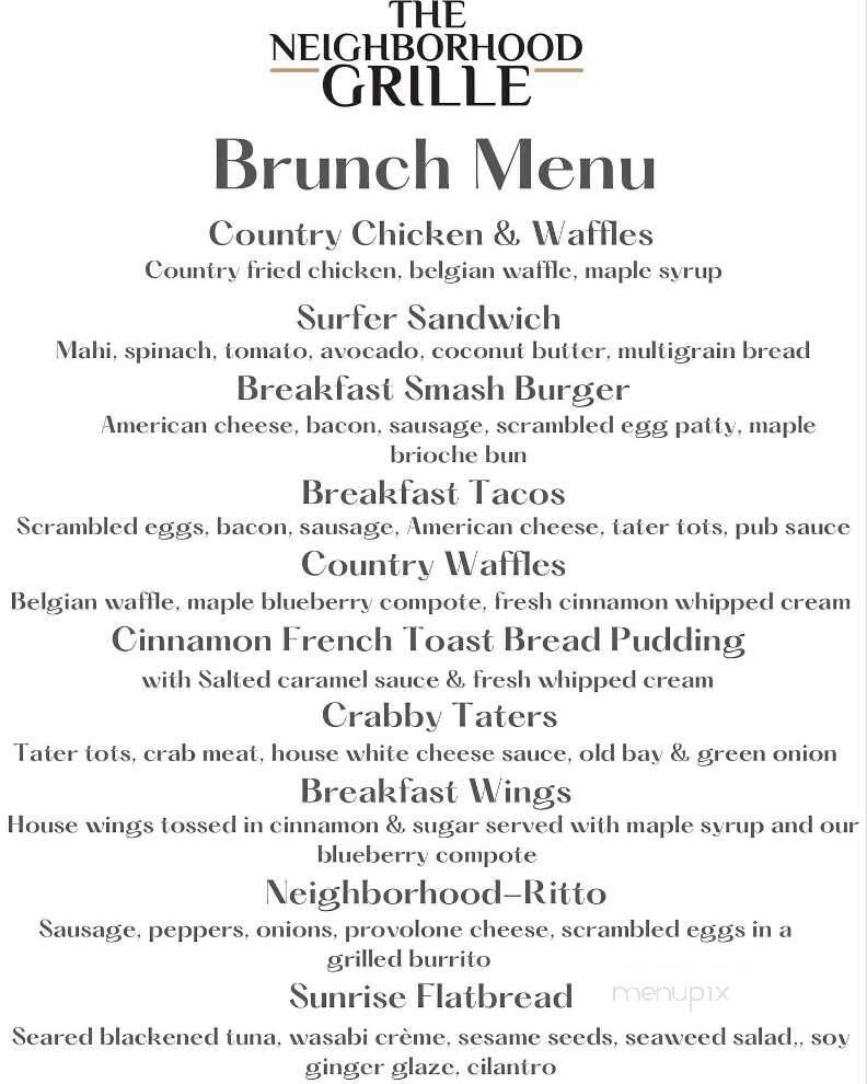 Keenan's Irish Pub - North Wildwood, NJ menu_pic