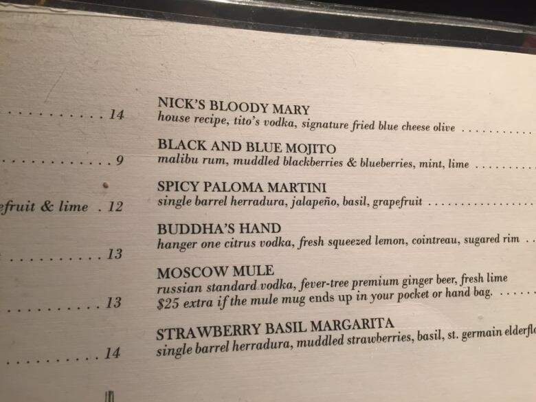 Nick's San Clemente - San Clemente, CA menu_pic