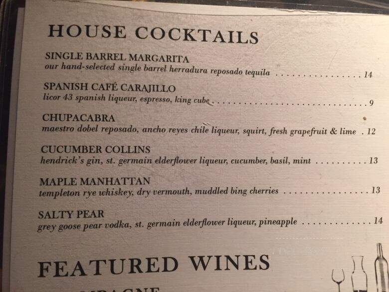 Nick's San Clemente - San Clemente, CA menu_pic
